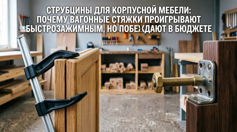 Струбцины для корпусной мебели